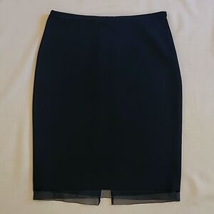 Vintage The Limited Pencil Skirt with Lace Details, Sz 6(the size label removed)